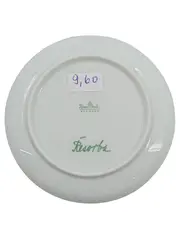 Vorschaubild 2 von Porzellan Teller Resorba Blumenmotiv Goldrand weiß elegant