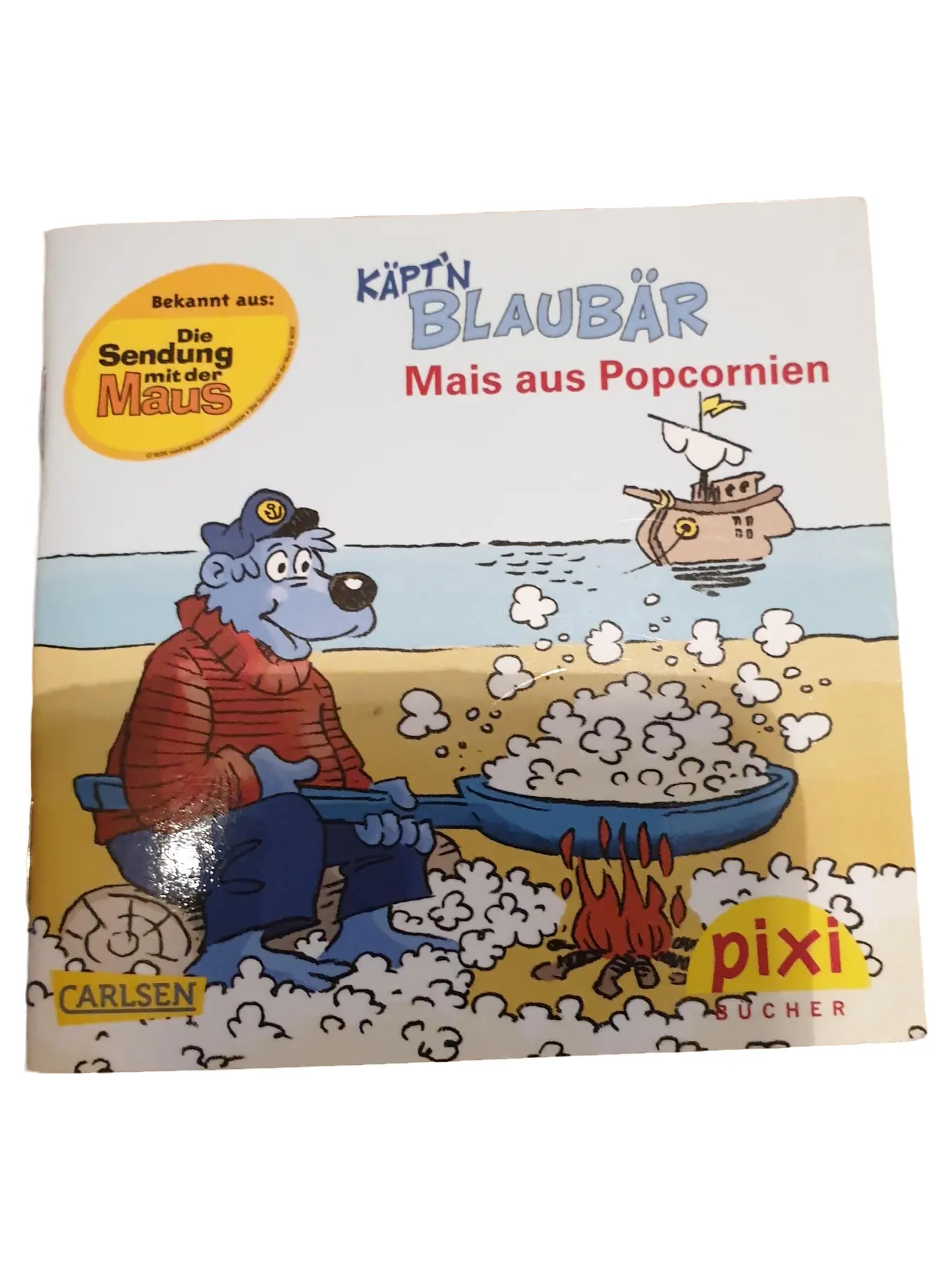 Käpt'n Blaubär Popcorn Mais aus Popcornien Kinderbuch Carlsen