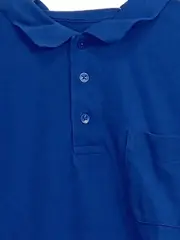 Vorschaubild 2 von Herren Poloshirt Blau Gr. L Casual Baumwolle