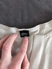 Vorschaubild 4 von Damen T-Shirt Beige Gr. 34/XS Casual Modern Polyester