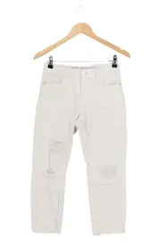 Vorschaubild 1 von Damen Destroyed Jeans W24 Weiß Casual Streetwear