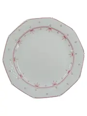 Vorschaubild 1 von Kuchenteller 19 cm Weiß Florales Muster Porzellan Klassisch