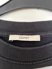 Vorschaubild 4 von Damen Pullover Grau Gestreift Casual Gr. M na L Sweatshirt