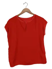 Vorschaubild 1 von Damen T-Shirt Rot Gr. 40 Casual Baumwolle