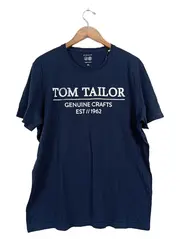 Vorschaubild 1 von Herren T-Shirt Blau Gr. 52/XL Casual Baumwolle
