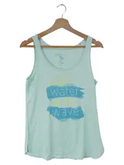 Vorschaubild 1 von EDC Damen Tank Top 36/S Türkis Casual California Print Shirt