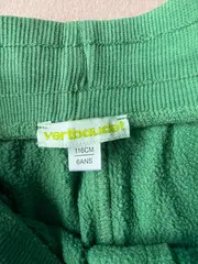 Vorschaubild 3 von Jogginghose Kinder Gr. 116 Grün Baumwolle Sweatpants