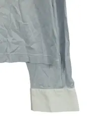 Vorschaubild 3 von Herren Freizeithemd Langarm Blau Gr. 50/L Baumwolle Casual Uni