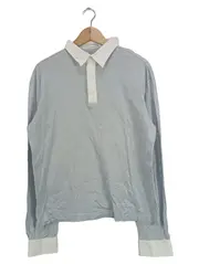 Vorschaubild 1 von Herren Freizeithemd Langarm Blau Gr. 50/L Baumwolle Casual Uni