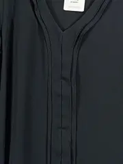 Vorschaubild 3 von Damen Bluse Gr. M Grau Elegant 3/4-Arm Polyester