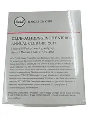 Vorschaubild 2 von Kuscheltier Teddybär Club 2009 Grau 11 cm Sammlerstück
