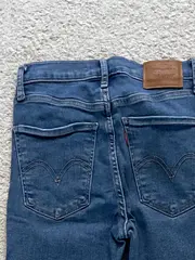 Vorschaubild 5 von Damen Jeans Skinny Fit W26/34 High Waist Ripped Blau Casual