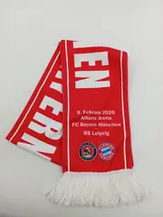 Vorschaubild 1 von FC Bayern München Fanschal 9. Februar 2020 Allianz Arena vs RB Leipzig
