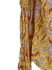 Vorschaubild 7 von Damen Bluse Langarm Print Mehrfarbig Gr. L Bohemian