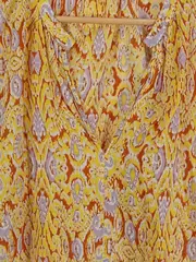 Vorschaubild 2 von Damen Bluse Langarm Print Mehrfarbig Gr. L Bohemian