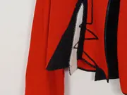 Vorschaubild 3 von Damen Strickjacke Modern Rot Gr. 40/L Baumwolle Polyacryl