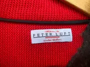 Vorschaubild 4 von Damen Strickjacke Modern Rot Gr. 40/L Baumwolle Polyacryl