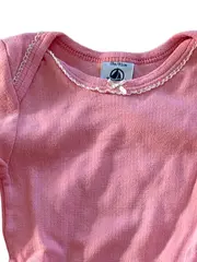 Vorschaubild 3 von Baby Body Mädchen Langarm Gr. 80 Rosa Baumwolle Lochmuster