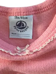 Vorschaubild 5 von Baby Body Mädchen Langarm Gr. 80 Rosa Baumwolle Lochmuster