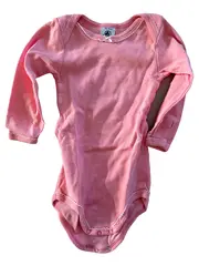 Vorschaubild 1 von Baby Body Mädchen Langarm Gr. 80 Rosa Baumwolle Lochmuster