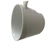Vorschaubild 1 von Tasse Keramik weiß Basic 9cm Kaffeebecher Teetasse Alltag