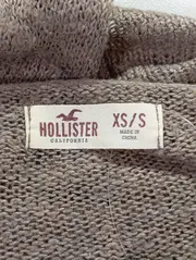 Vorschaubild 3 von Strickjacke Damen Braun Gr. S/36 Casual Bohemian Vintage Rippstrick