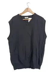 Vorschaubild 1 von C&A CANDA Herren Pullunder Strickweste V-Ausschnitt Grau Gr. XL