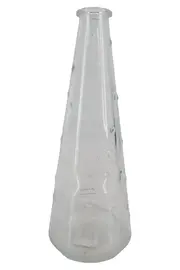 Vorschaubild 2 von Vase Modern Transparent Glas 19cm Kegelförmig Blumenvase Deko