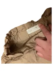 Vorschaubild 3 von Kinder Mädchen Stoffhose Shorts Beige Gr. 128 Paperbag