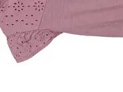 Vorschaubild 2 von Sommerkleid Mädchen Gr. 140 Rosa Lochmuster Baumwolle