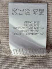 Vorschaubild 4 von Damen Strickjacke Beige Gr. 42/XL Klassisch Elegant Baumwolle
