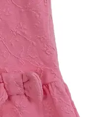 Vorschaubild 3 von Kinder Kleid Gr. 92 Pink Blumen Rüschen Freizeit Sommer Minikleid