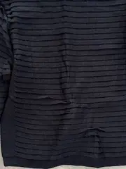 Vorschaubild 5 von Damen Rollkragenpullover Cropped Schwarz Gr. S Rippstrick Langarm
