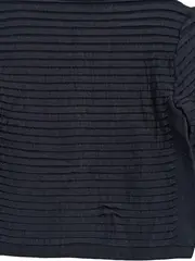 Vorschaubild 4 von Damen Rollkragenpullover Cropped Schwarz Gr. S Rippstrick Langarm