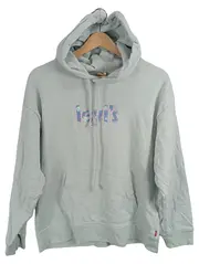 Vorschaubild 1 von Damen Kapuzenpullover Hoodie Logo Print Grün L Baumwolle