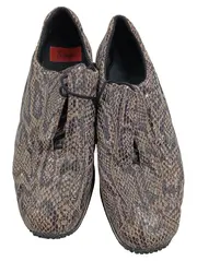 Vorschaubild 2 von Damen Sneaker Low Schlangenmuster Braun Gr. 37 Animal-Print