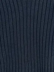 Vorschaubild 2 von Herren Pullover Gr. L Blau Rippstrick Baumwolle Casual