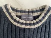 Vorschaubild 4 von Herren Pullover Gr. L Blau Rippstrick Baumwolle Casual