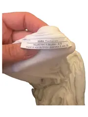 Vorschaubild 4 von Trafaluc Damen T-Shirt V-Ausschnitt Weiß Modal Gr. S Basic