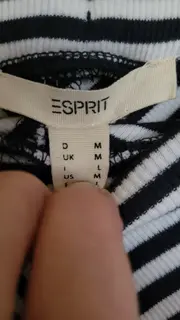 Vorschaubild 5 von Damen Rock Midirock Gr. M/38 Blau Weiß Gestreift Maritim