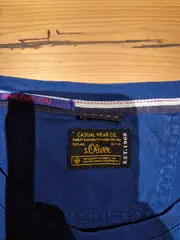 Vorschaubild 2 von Herren T-Shirt Gr. M Blau California Surf Print Baumwolle