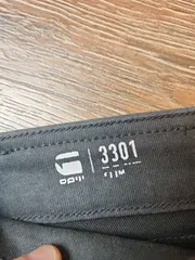 Vorschaubild 3 von 3301 Slim Fit Jeans Herren Grau Baumwolle W29 L28