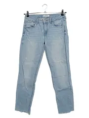 Vorschaubild 1 von Woman Jeans Damen Regular Fit Hellblau Gr. 40 W31 Destroyed
