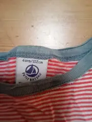 Vorschaubild 2 von Kinder T-Shirt Sailing Team Gr. 104 Rot Gestreift Maritim