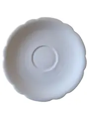 Vorschaubild 1 von Untertasse Inka Porzellan Weiß Klassisch