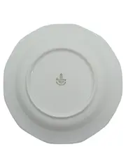 Vorschaubild 2 von Kuchenteller 19 cm Porzellan Weiß Schleifenmuster Klassisch