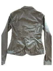 Vorschaubild 2 von Damen Blazer Jacke Schwarz Baumwolle Casual Gr. L 42