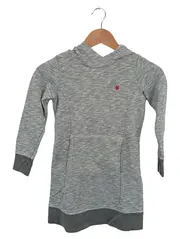 Vorschaubild 1 von Kinder Hoodie Kleid Gr. 128 Grau Casual Freizeitkleid