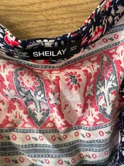 Vorschaubild 5 von Damen Freizeitkleid M Blumenmuster Mehrfarbig Vintage