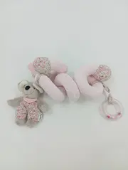Vorschaubild 1 von Baby Set Greifling Kuscheltier Rosa Blumenmuster Spielzeug